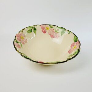 Franciscan c.1940-47 Serving Bowl Desert Rose Pink Floral Hand Painted & Embosse